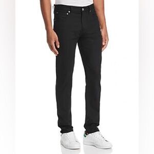 Men's Agolde Blade Skinny Fit Jeans in Black Raw Size 32